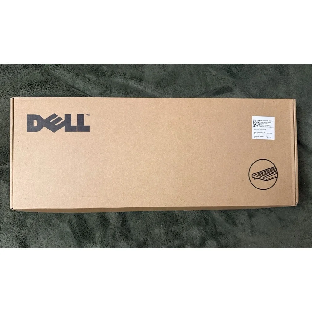 Dell Wired Keyboard Y-U0003-DEL5 Arabic Layout USB New Sealed‎ Box